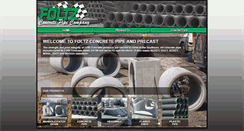 Desktop Screenshot of foltzconcretepipe.com